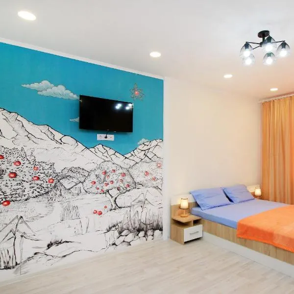 ЖК Радужный берег апартаменты близ аэропорта РБ 343а, hotel v destinaci Turksib