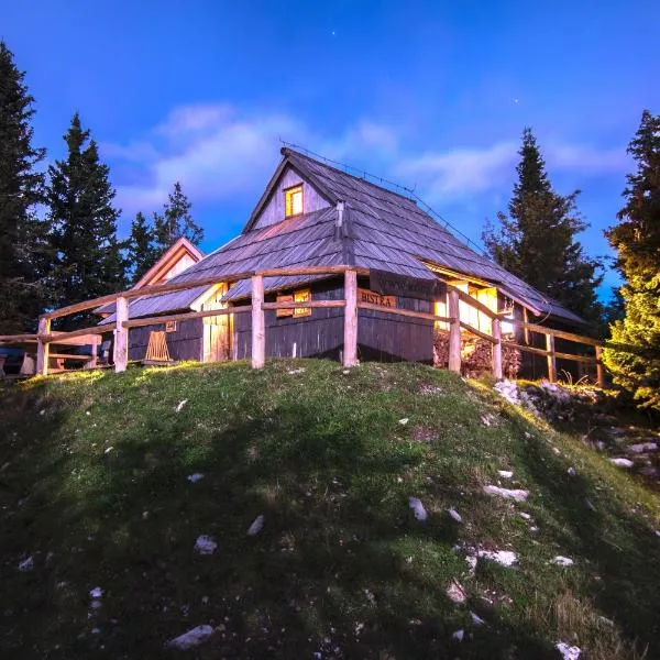 Koča Bistra - Velika planina, hotel en Stahovica