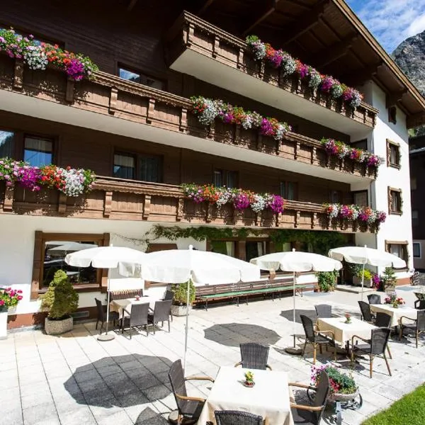 Pension Mittagskogel, hotel v Sankt Leonhard im Pitztal