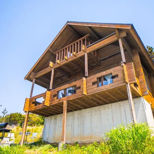 Awaji Seaside Log house in Goshiki 1, hotel v destinaci Sumoto