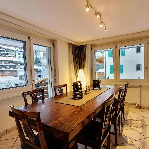 L'Attila - Big and cozy flat in the Center 7 beds, hotel v destinaci Zermatt