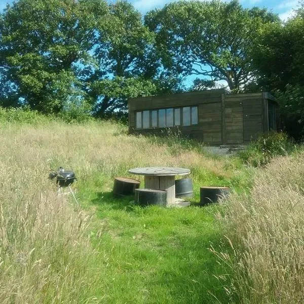 Stags View,Unique eco cabin, Dartmoor views, hotel in Moreleigh