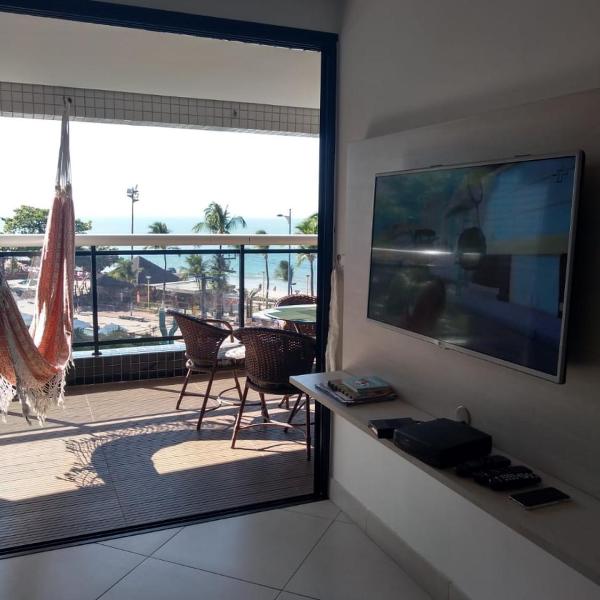 Alugo Temporada apartamento frente ao mar de Fortaleza vista panorâmica do Mar - Foto 5