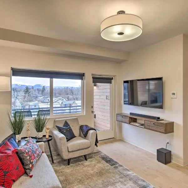 Chic Bozeman Apartment - 1 Block Off West Main St!, hotel in Bozeman