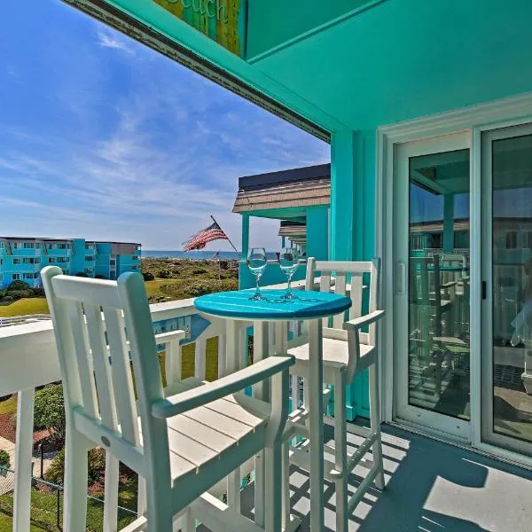Walk to Beach Ocean-View Atlantic Beach Condo!, hotel in Atlantic Beach