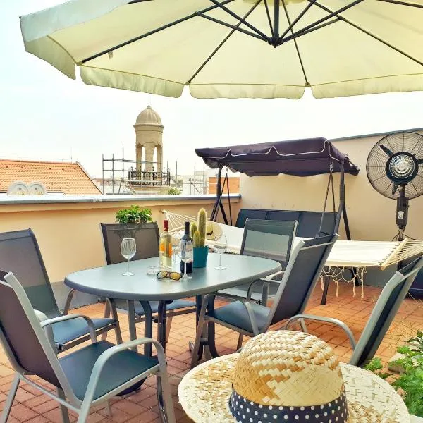 Rumbach Terrace Apartment, hotel v Budapešti