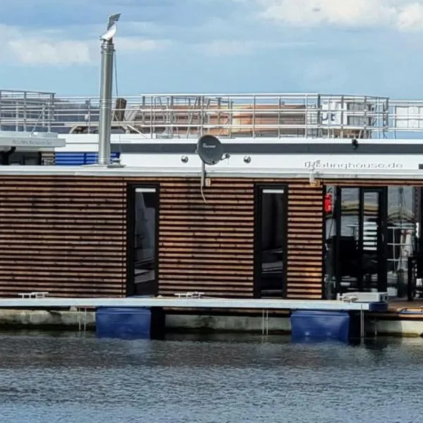 Hausboot Geiselruh, hotel v destinaci Braunsbedra