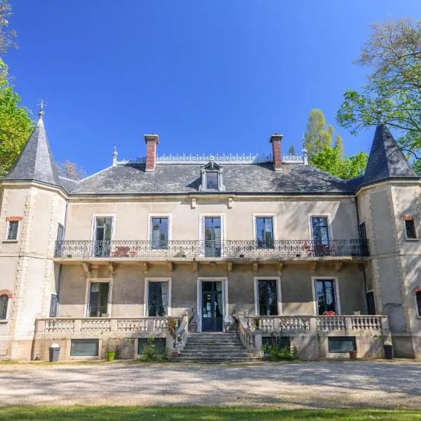 Château de la villeneuve, hotel en Saint-Ambreuil