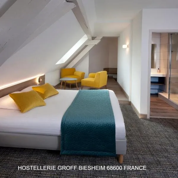 Aux Deux Clefs - Hôtel Restaurant Groff, ξενοδοχείο σε Biesheim