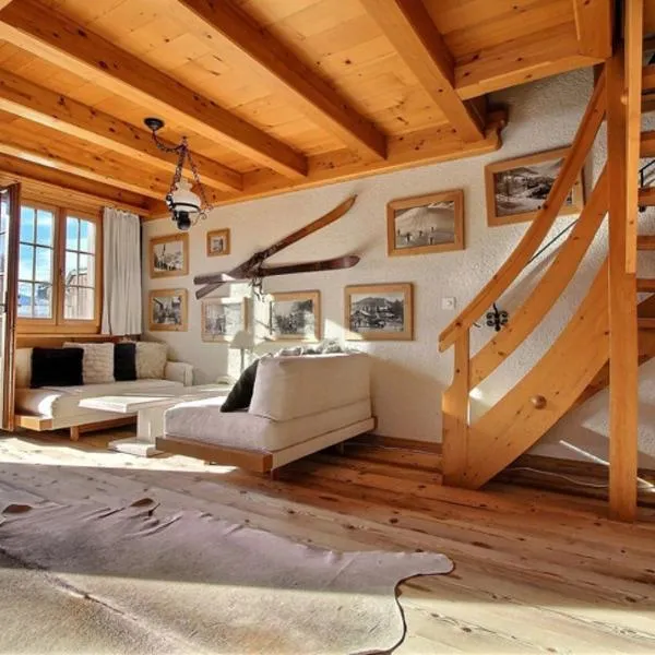 Chalet Soldanella 10 guests Gstaad、グスタードのホテル