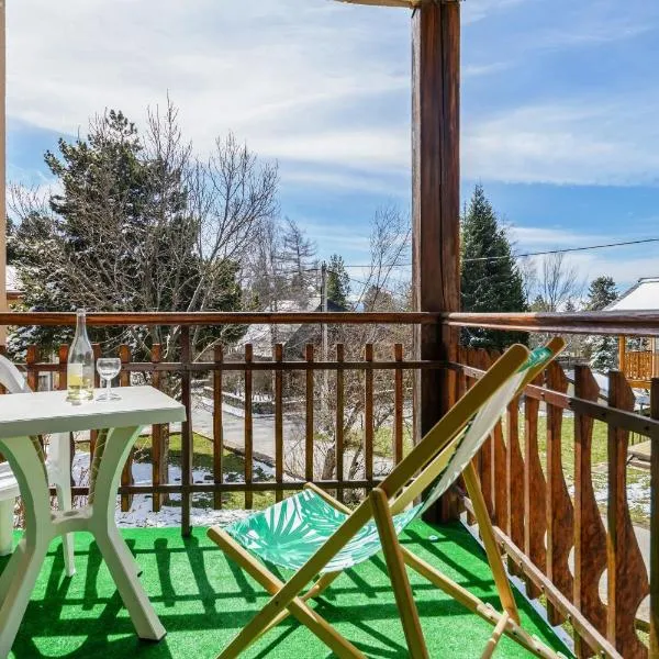 Appartement de 2 chambres avec jardin amenage a Bolquere, hotel en Bolquère - Pyrénées 2000