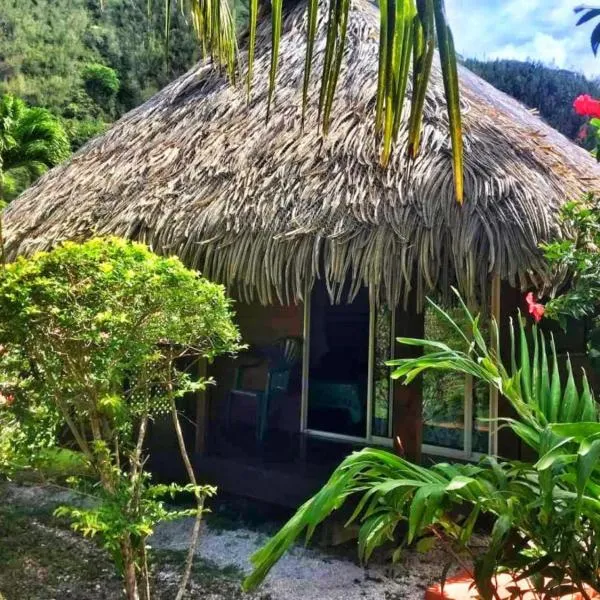 HUAHINE - Bungalow Vanille 2p, hotell i Fare