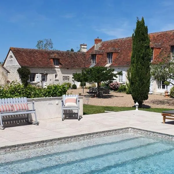 La Ferme Blanche, hotel em Cussay
