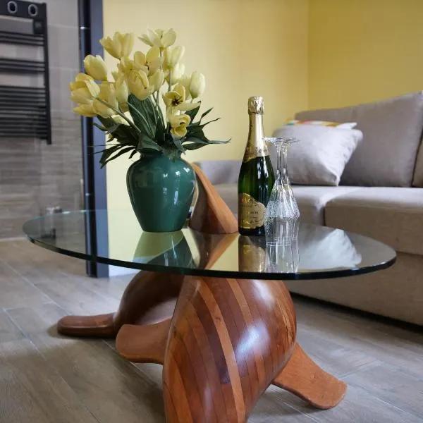 Plage à 50m Appartement Rêves ensablés Villa Les Bains de Mers – hotel w mieście Mers-les-Bains
