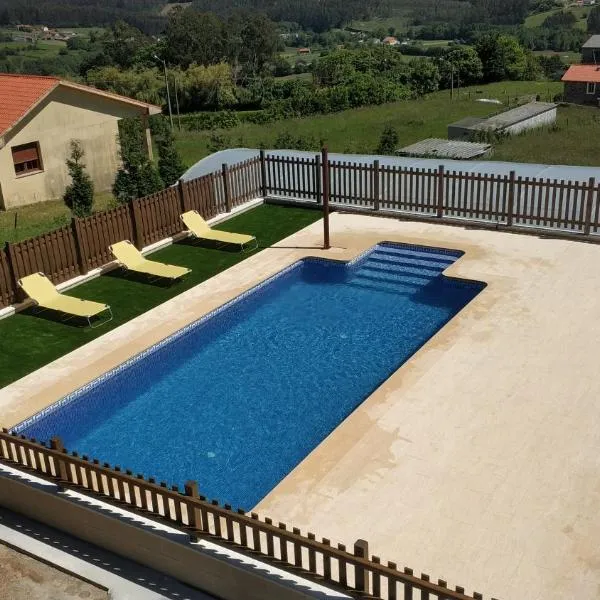 Casa rural con piscina, Cedeira, San Román, hotel v destinaci Cedeira