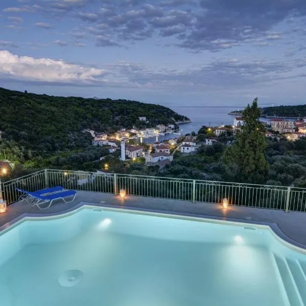 Likoudis Villas Suites ,on the Kioni,Ionian Islands Ithaca,、Platithriásのホテル