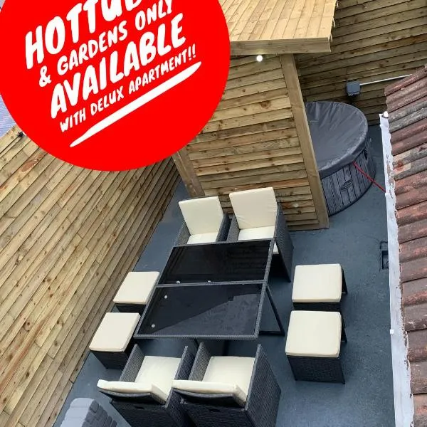 Albert Luxury Hottub & Jacuzzi Apartments、ブラックプールのホテル