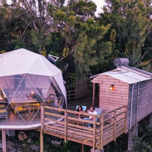 Bubble Dome Village, hotel di Saint-Joseph