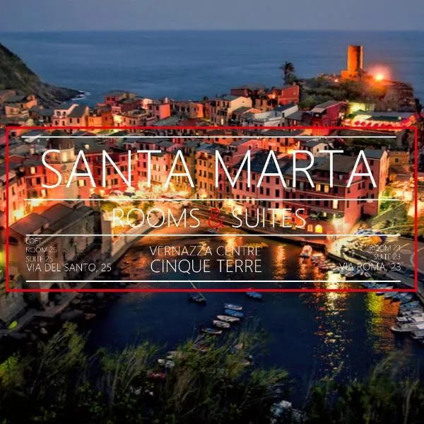 Santa Marta Rooms - Vernazza, хотел в Вернаца