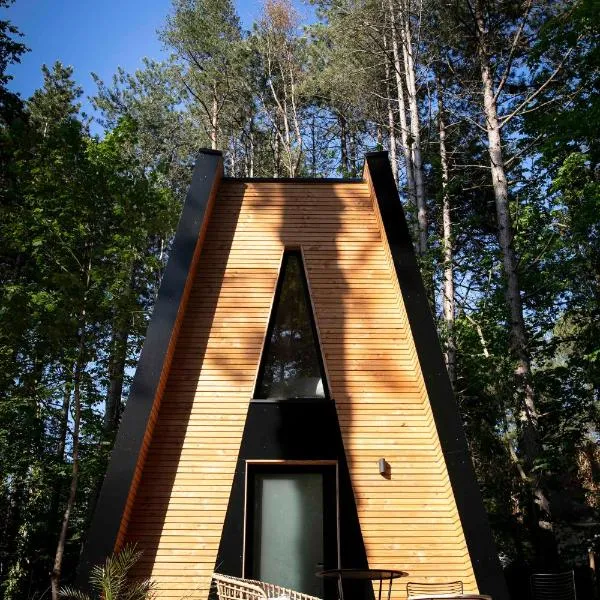 Bain de forêt - Lodges Cosy & Spa, хотел в Ньофшател-Ардоло