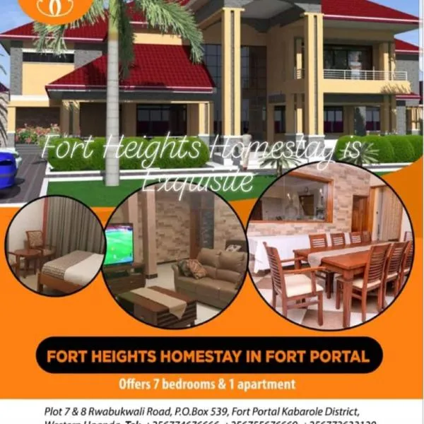 Fort Heights Homestay, hotel a Fort Portal