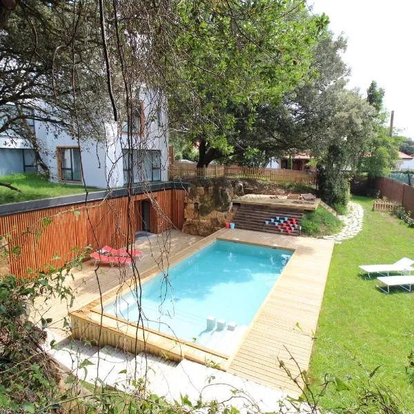 Somo में, होटल Apartamento 2 dormitorios con piscina y jardín - Apartamentos Montesomo