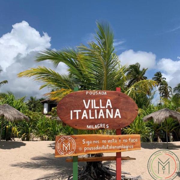 Pousada de Charme Villa Italiana - Pé na Areia - Foto 5