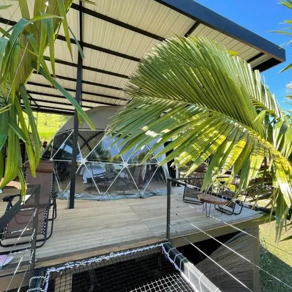 Glamping Montecarlo Domo Geodesico y Sauna Finlandés Guatapé, hotel v destinaci Guatapé