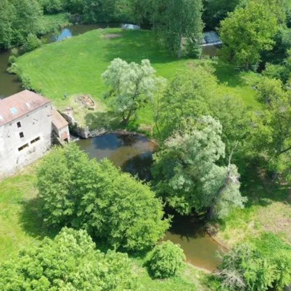 Atelier de peinture au Moulin de Gâteau - Atelier sur l'eau, hotel in Coust