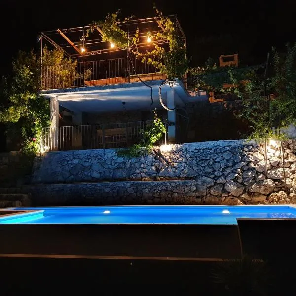 Villa Jerković-Secluded house and apartment with pool, hotel v mestu Drašnice