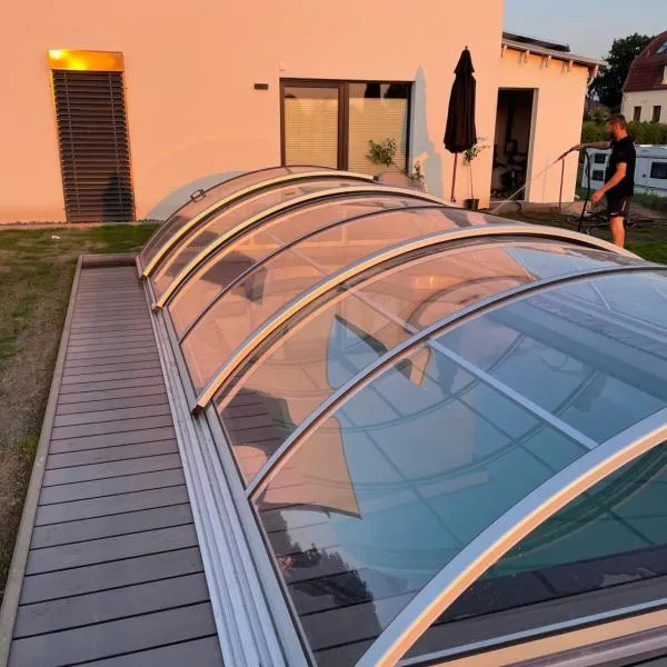 Ueckermünde में, होटल Strandkieker 1 Strandnähe 500m