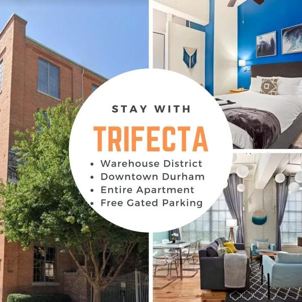 Downtown Durham 2BR Apt Walk Everywhere & Wifi, hotel en Durham