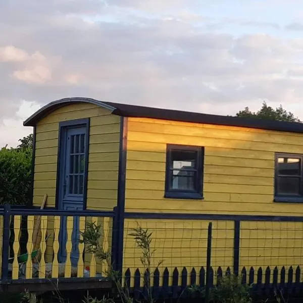 Roulotte et Jacuzzi de Rachel au Domaine du Reuze, hótel í Oost-Cappel