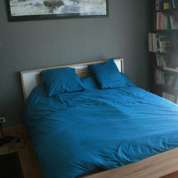 Chambre avec accès piscine intérieure – hotel w mieście Larmor-Plage