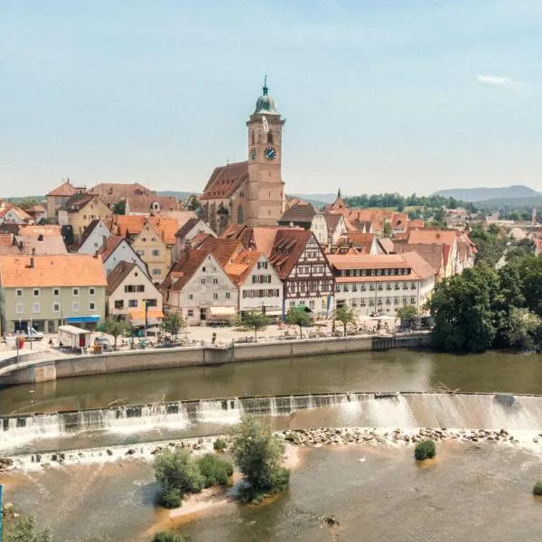 Das Hölderlein - Altstadthotel, viešbutis mieste Niurtingenas