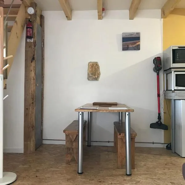 Studio privé avec cuisine sdb et terrasse privés, hotel en Saint-Sever