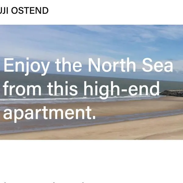 Geniet van de zee met dit top-appartement Fuji Ostend, hotel din Oostende