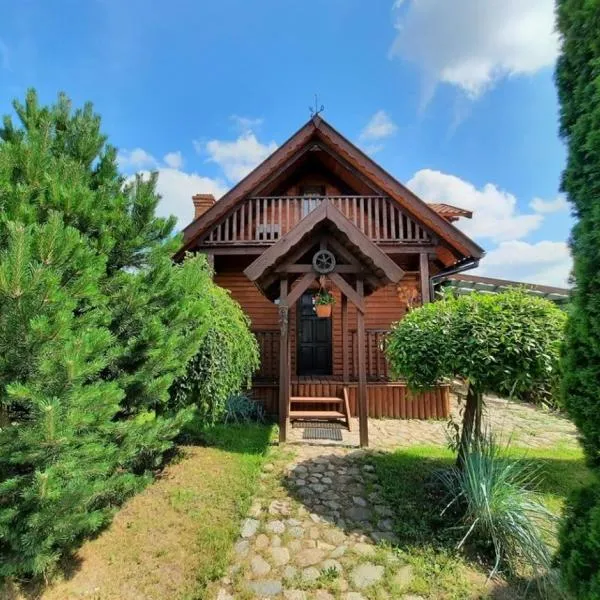 Domek letniskowy Rancho do wynajęcia 7osobowy Rybaczówka, hotel in Banie Mazurskie