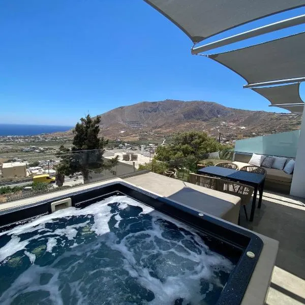 A Lux Villas Santorini、Éxo Goniáのホテル
