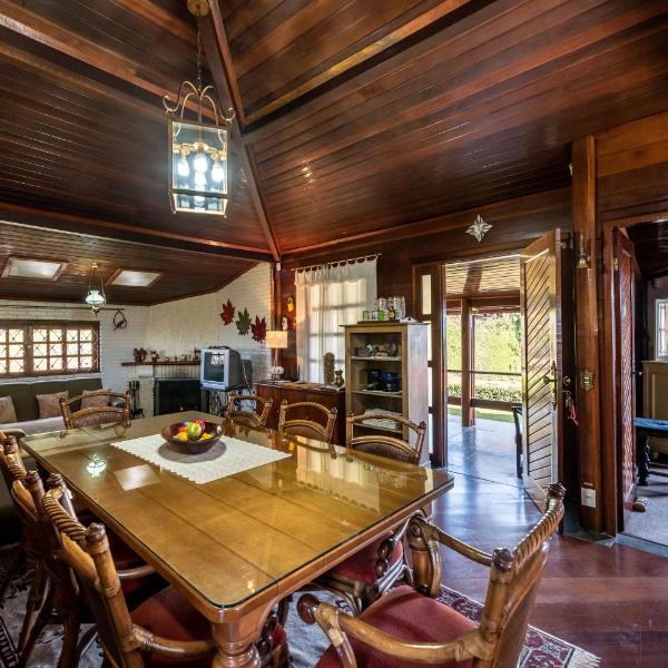 Campos do Jordão Intimista com lareira, churrasqueira e vista fantástica - Foto 4
