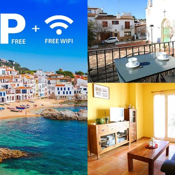 Apartament Antic Plankton - Calella Palafrugell - Free Parking, Beach, Wifi, Perfect holidays, hotel din Calella de Palafrugell