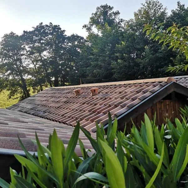 Cabane chic et romantique MERLOT près de Bordeaux, hotel in Baron