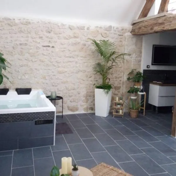 Maison privative, cocooning, zen , avec jacuzzi: Braine şehrinde bir otel