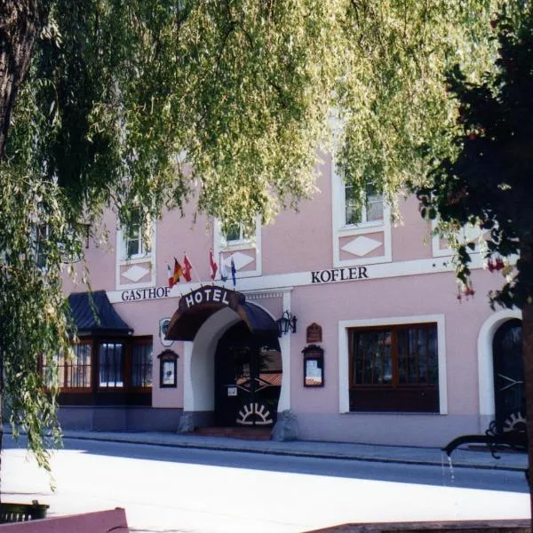 Viesnīca Gasthof Brauerei Kofler pilsētā Rotenmana