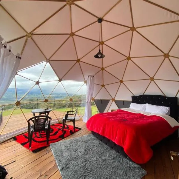 Glamping hermoso amanecer, hotel v destinaci Guatavita