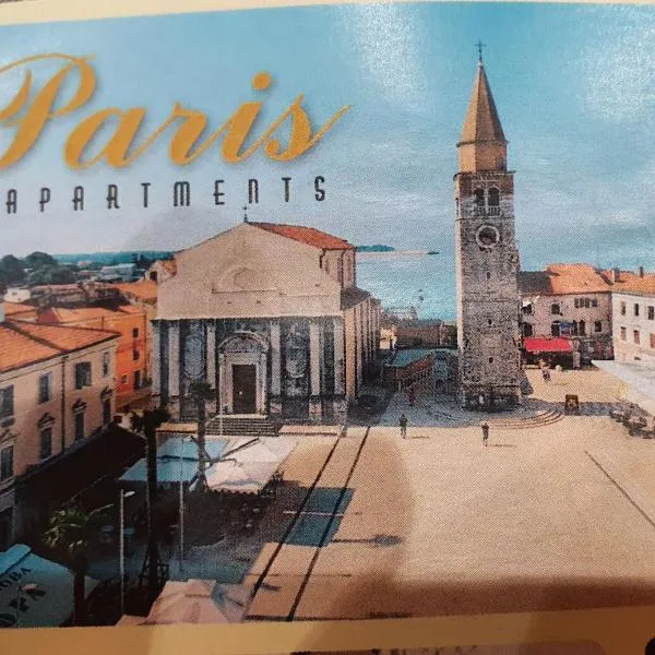 Apartments Paris, hotel v destinaci Umag