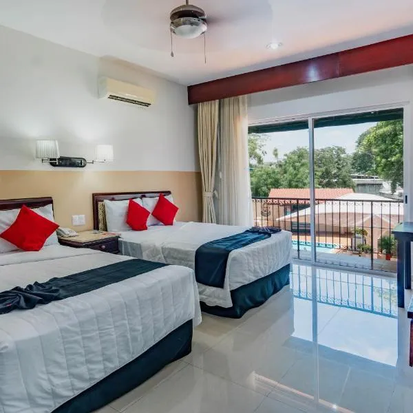 Hotel Siglo 21 Merida、メリダのホテル