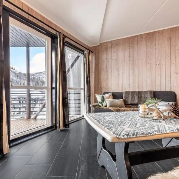 Hemsedal-leilighet med 3 soverom, 2 bad og badstue – hotel w mieście Grøndalen