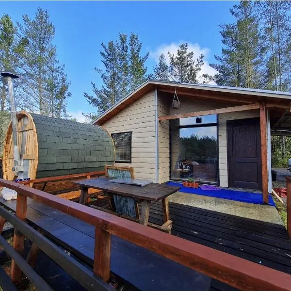 Cabaña Refugio Sauna Spa El Arrayan Casablanca Valdivia、バルディビアのホテル