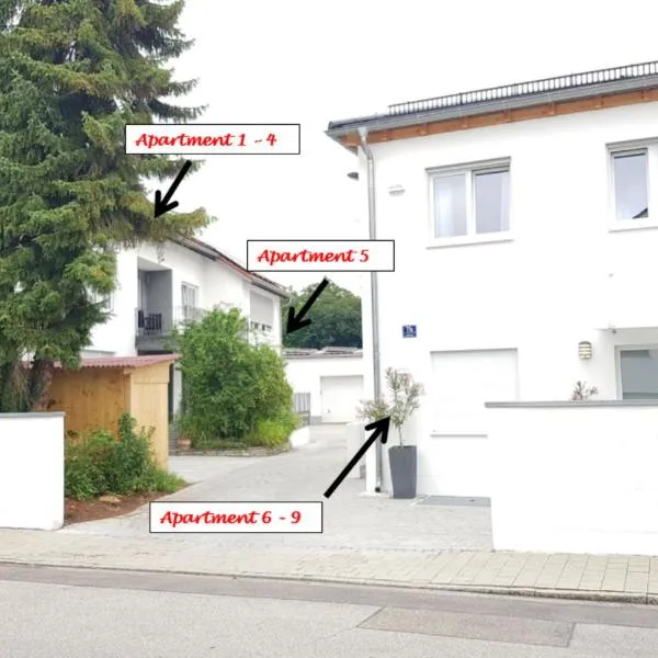 Villa Viktoria 3 - Apartments, hotel v destinaci Ingolstadt